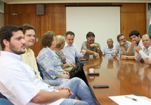 Reunião sobre o bosque