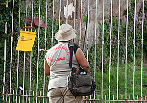 Agentes das Endemias farão visitas em  casas que estavam fechadas durante a semana; serão ao todo cinco bairros percorridos