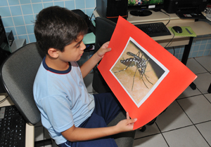 Atividade está sendo desenvolvida na escola Maria Carmelita Vilela Magalhães