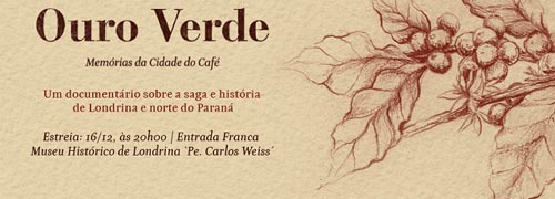 “Ouro Verde – Memórias da Cidade do Café” será lançado nesta quarta-feira (16), com entrada franca