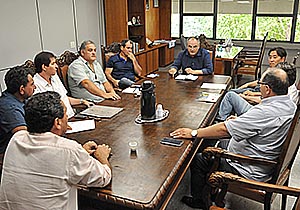 Reunião, realizada na tarde desta sexta-feira (20), foi convocada a pedido do prefeito de Londrina, Marcelo Belinati