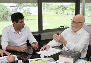 Prefeito recebe a visita do presidente do Rotary Club