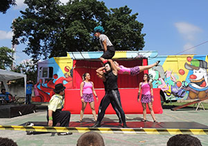 Troupe Aerocircus foto de Divulgação