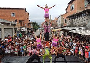 Aerocircus na Rua foto de Divulgação.P