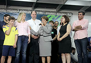 Prefeito  comemora escolha da nova titular da Educação