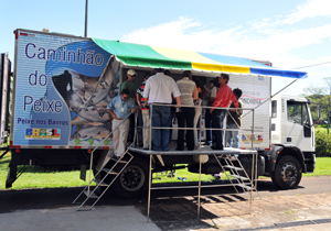 Caminhão do Peixe atenderá público da Exposição Rural CaminhoPeixeP