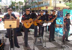 A estrutura do evento também conta com a segurança de 20 guardas municipais