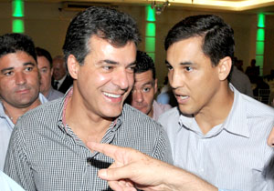 O governador e o prefeito Barbosa Neto