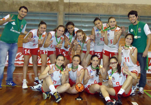 Basquete feminino de Londrina é tricampeão estadual