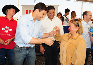 A estrutura das casas no Residencial Ana Terra foi padronizada