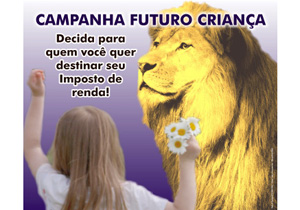 Doações para a Campanha Futuro Criança encerram no fim do mês