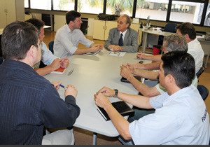 Reunião sobre a ação integrada de fiscalização 