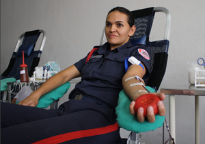 Guardas municipais estarão doando sangue até as 17h Guardas municipais estarão doando sangue até as 17h