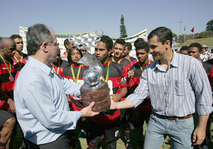 Prefeito esteve  na final da Sub15 