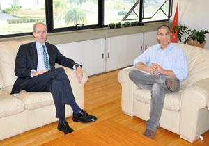 Em sua primeira visita a Londrina, Thomas Kelly discutiu o perfil econômico da cidade e a atração de novas empresas