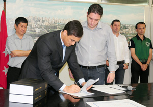 Assinatura da sanção da lei 