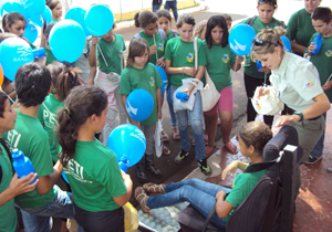 CMTU faz atividades de educação para o trânsito na Exposição