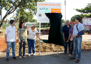 43ª Academia ao ar livre foi entregue no jardim Marabá