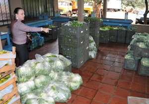 Prefeito acompanha entrega de 2.750 kg de alimentos a entidades