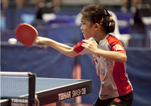 Daniela Yano, 11 anos, é a única atleta da cidade convocada pelo projeto “Detecção de Talentos” da Confederação Brasileira de Tênis de Mesa (CBTM)