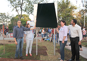 Moradores do Heimtal ganham academia ao ar livre