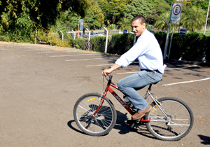 Prefeito e secretários participam do “Dia Mundial sem carro”